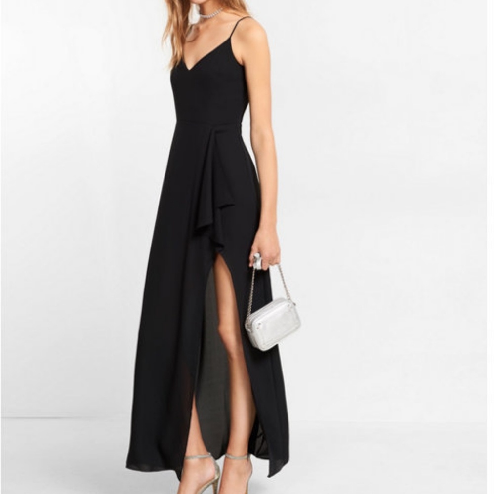 Express High Slit Maxi Dress